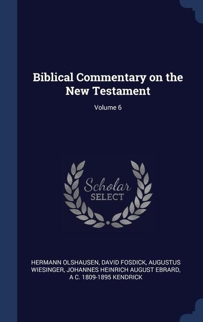 Produktbild: Biblical Commentary on the New Testament; Volume 6