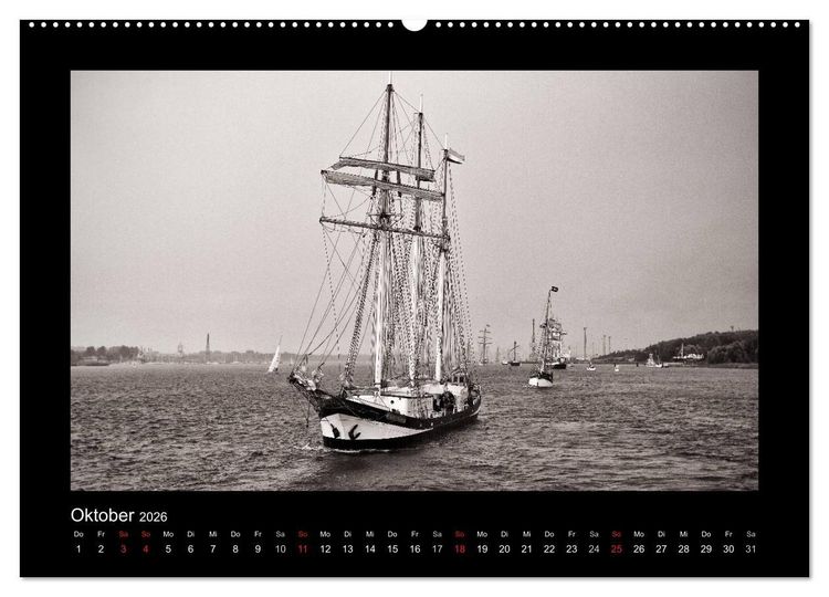 Produktbild: Segelschiffe auf der Ostsee (hochwertiger Premium Wandkalender 2026 DIN A2 quer), Kunstdruck in Hochglanz