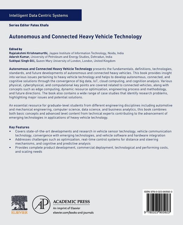 Produktbild: Autonomous and Connected Heavy Vehicle Technology