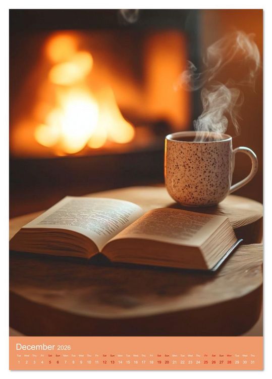 Produktbild: Literature is Magic (Desk Calendar 2026 DIN A5 portrait), CALVENDO 12 Month DeskCalendar