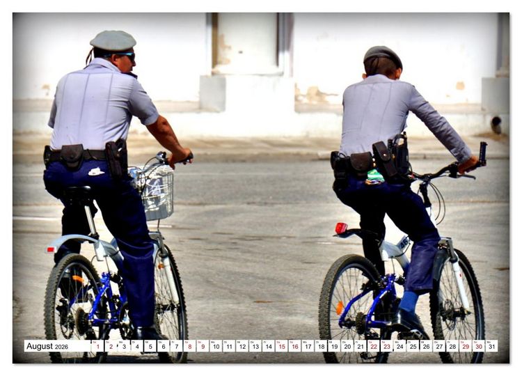Produktbild: Auf Streife in Havanna - Kubas Policia Nacional Revolucionaria (Wandkalender 2026 DIN A4 quer), CALVENDO Monatskalender