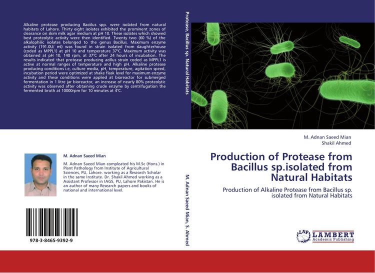Produktbild: Production of Protease from Bacillus sp.isolated from Natural Habitats
