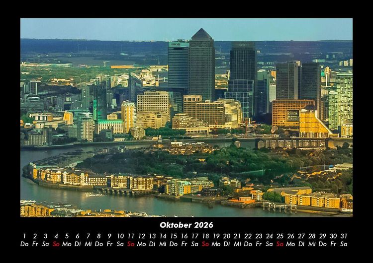 Produktbild: London 2026 Fotokalender DIN A3