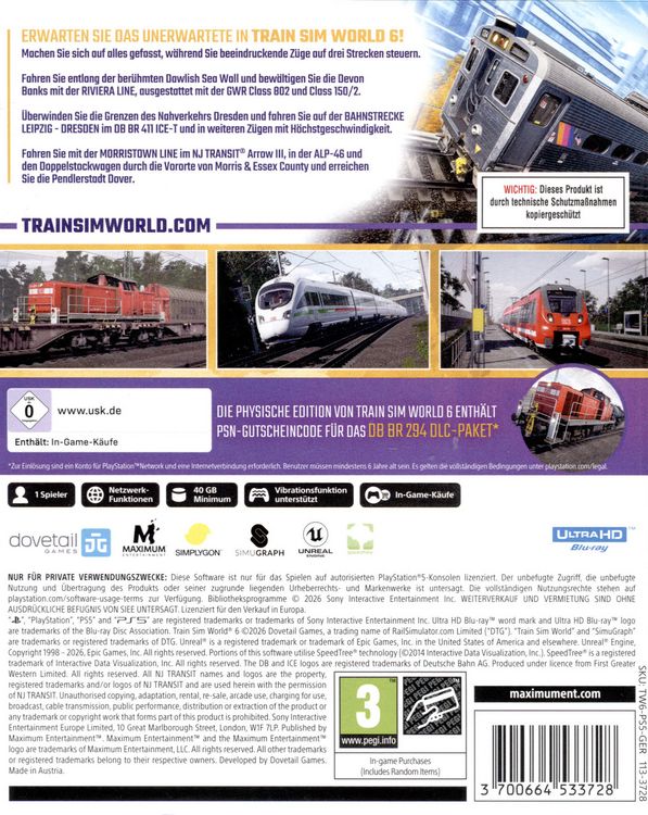Produktbild: Train Sim World 6
