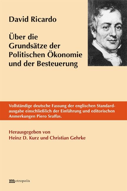 Produktbild: &Uuml;ber die Grunds&auml;tze der Politischen &Ouml;konomie und der Besteuerung