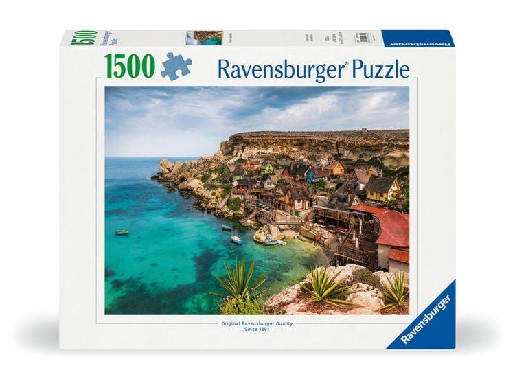 Produktbild: Erwachsenenpuzzle 1500 Teile - Popey Village, Malta
