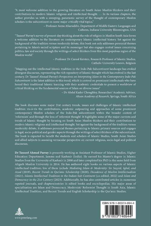 Produktbild: Perspectives on Interpreting Islam in the Contemporary Indo-Pak Subcontinent