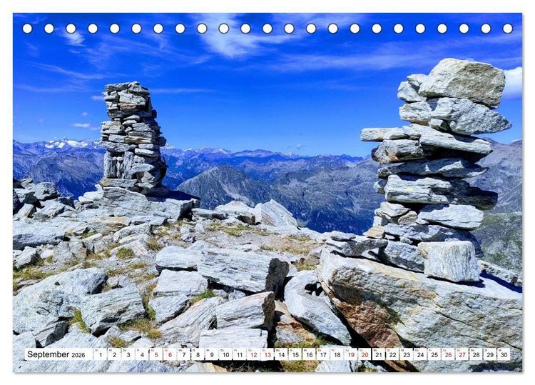 Produktbild: Majest&auml;tische Alpen (Tischkalender 2026 DIN A5 quer), CALVENDO Monatskalender