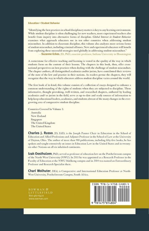Produktbild: Global Interest in Student Behavior