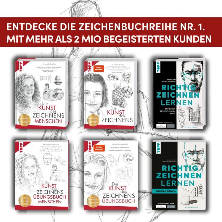 Produktbild: Die Kunst des Zeichnens Menschen. Die beste Zeichenschule
