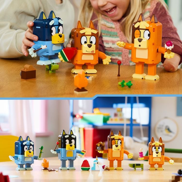 Produktbild: LEGO 11217 Blueys Familie aus LEGO Steinen, Spielzeug f&uuml;r Kleinkinder