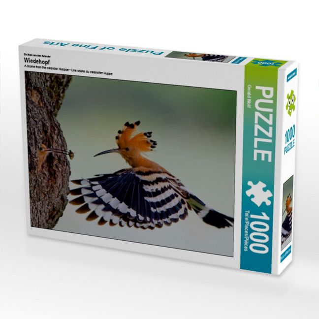 Produktbild: CALVENDO Puzzle Ein Motiv aus dem Kalender Wiedehopf | 1000 Teile Lege-Gr&ouml;&szlig;e 64x48cm Foto-Puzzle f&uuml;r gl&uuml;ckliche Stunden