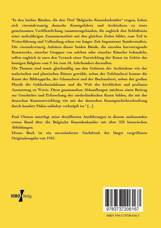 Produktbild: Belgische Kunstdenkm&auml;ler