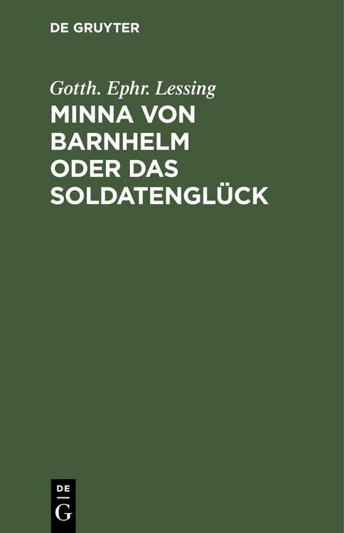 Produktbild: Minna von Barnhelm oder das Soldatengl&uuml;ck