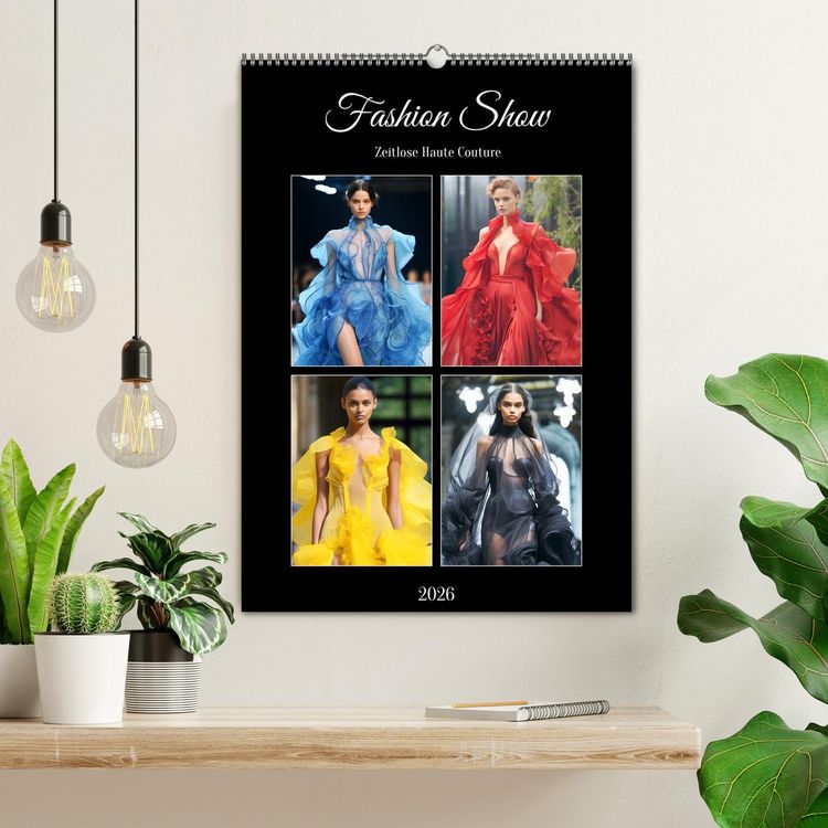 Produktbild: Fashion Show. Zeitlose Haute Coutour (Wandkalender 2026 DIN A2 hoch), CALVENDO Monatskalender