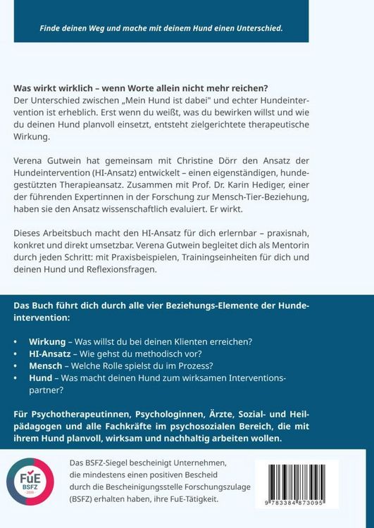 Produktbild: Der Ansatz der Hundeintervention - ein Praxisbuch f&uuml;r hundegest&uuml;tzte Intervention