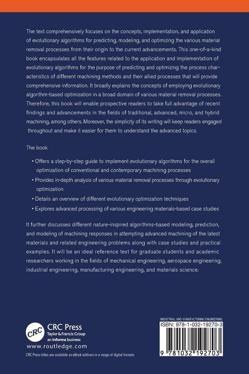 Produktbild: Evolutionary Optimization of Material Removal Processes