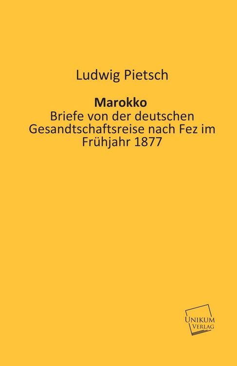 Produktbild: Pietsch, L: Marokko