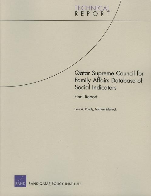 Produktbild: Qatar Supreme Council for Family Affairs Database of Social Indicators