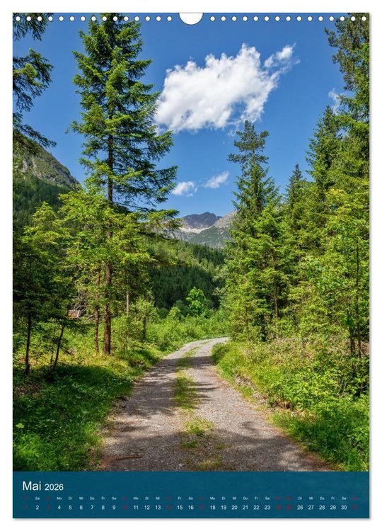 Produktbild: Wandern wir mal wieder (Wandkalender 2026 DIN A3 hoch), CALVENDO Monatskalender