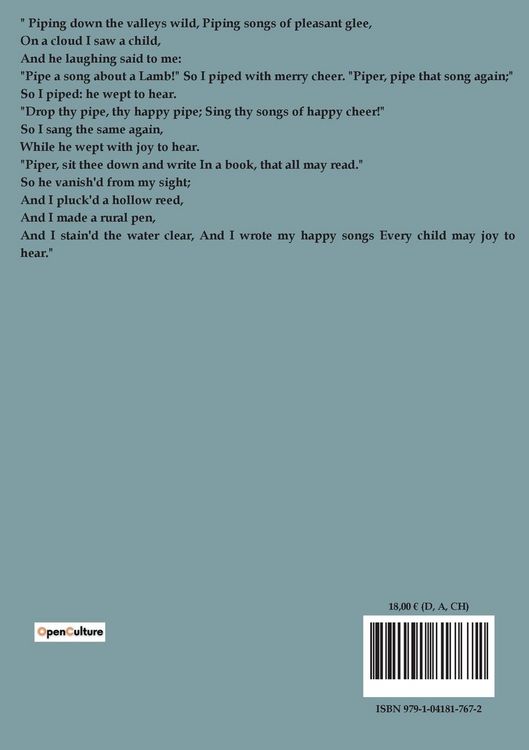 Produktbild: Poems of William Blake