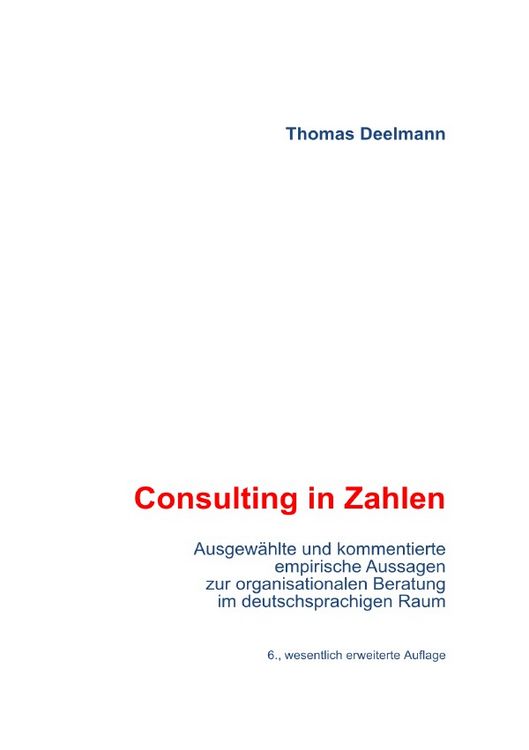 Produktbild: Consulting in Zahlen
