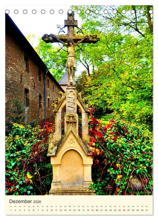 Produktbild: Traumschloss Paffendorf - Ein Juwel im Rheinland (Tischkalender 2026 DIN A5 hoch), CALVENDO Monatskalender