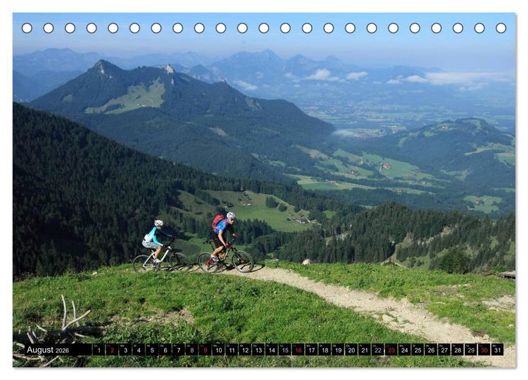 Produktbild: Mountainbike Spirit 2026 (Tischkalender 2026 DIN A5 quer), CALVENDO Monatskalender