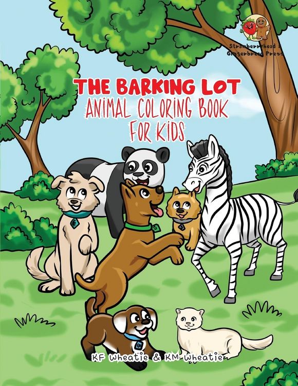 Produktbild: The Barking Lot Animal Coloring Book for Kids