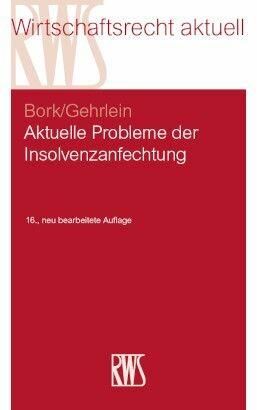 Produktbild: Aktuelle Probleme der Insolvenzanfechtung