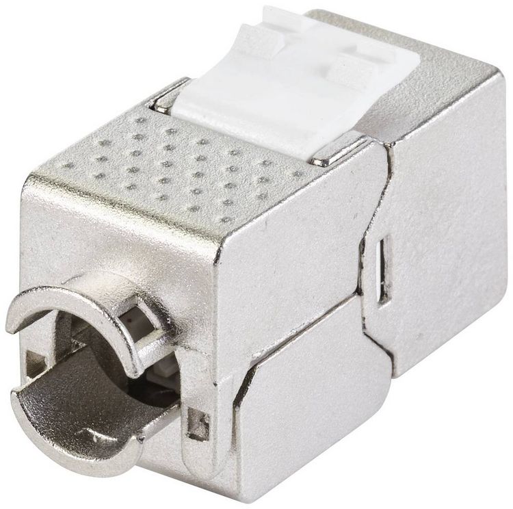Produktbild: Renkforce RF-5250452 RJ45-Einbaumodul Keystone CAT 6a 1St.