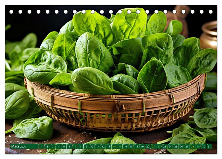 Produktbild: Super Food - Lebensmittel (Tischkalender 2026 DIN A5 quer), CALVENDO Monatskalender