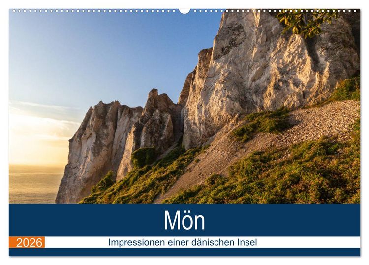 Produktbild: M&ouml;n, Impressionen einer d&auml;nischen Insel (Wandkalender 2026 DIN A2 quer), CALVENDO Monatskalender