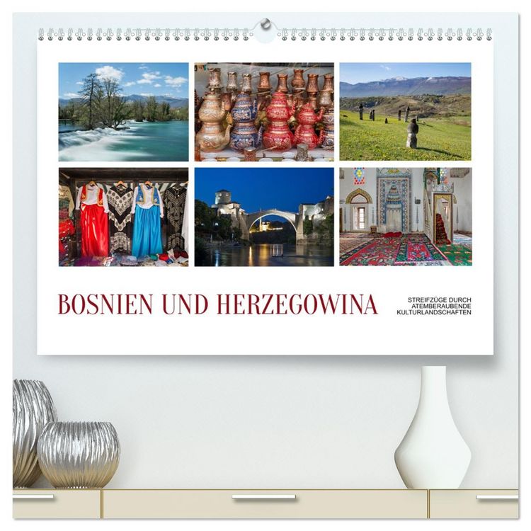 Produktbild: Bosnien und Herzegowina - Streifz&uuml;ge durch atemberaubende Kulturlandschaften (hochwertiger Premium Wandkalender 2026 DIN A2 quer), Kunstdruck in Hochglanz