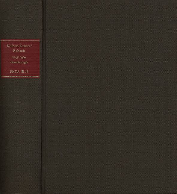 Produktbild: Indices. Kant-Index. Indices zu Wolff und seiner Schule. Stellenindex und Konkor