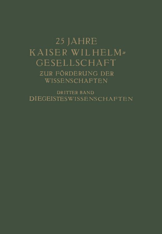 Produktbild: 25 Jahre Kaiser Wilhelm-Gesellschaft