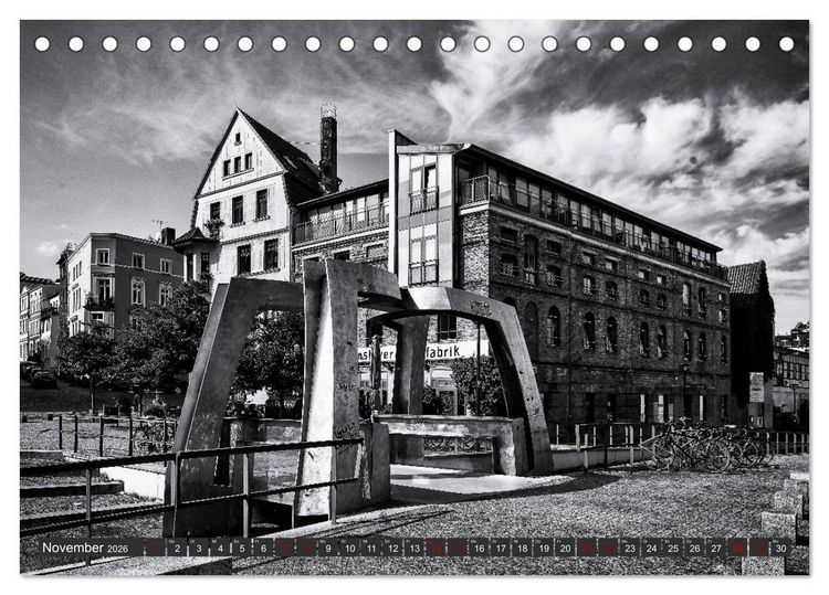 Produktbild: Ein Blick auf die Hansestadt Rostock (Tischkalender 2026 DIN A5 quer), CALVENDO Monatskalender