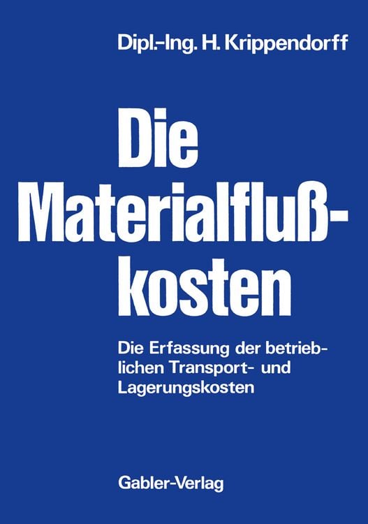 Produktbild: Die Materialflu&szlig;kosten