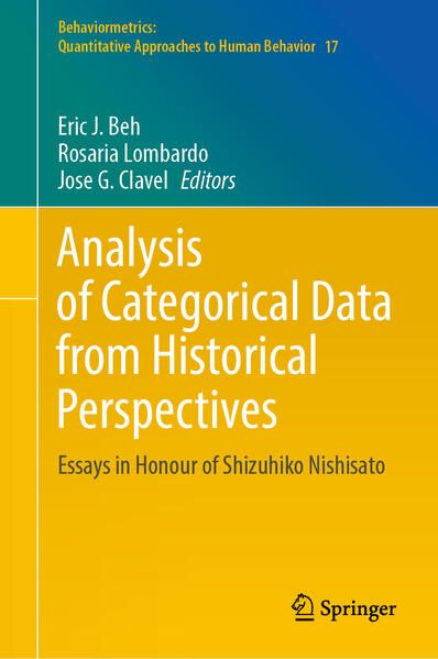 Produktbild: Analysis of Categorical Data from Historical Perspectives