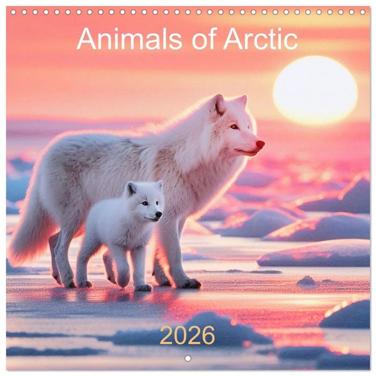 Produktbild: Animals of Arctic (Wall Calendar 2026 12 &times; 12 Inch) CALVENDO 12 Month Wall Calendar