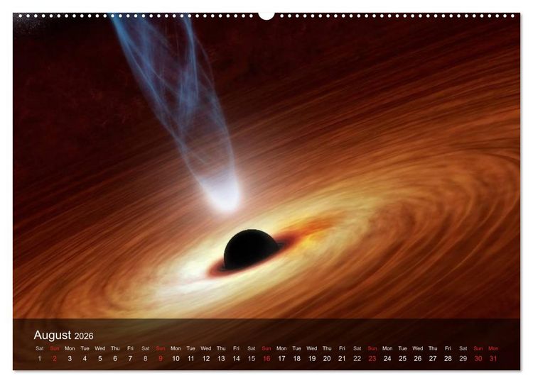 Produktbild: Space and Universe (High Quality Premium Wall Calendar 2026 DIN A2 landscape),CALVENDO 12 Month Wall Calendar