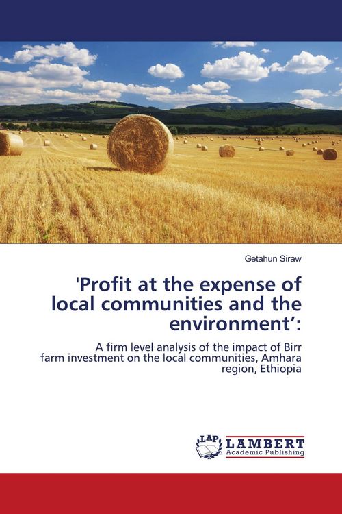 Produktbild: 'Profit at the expense of local communities and the environment':