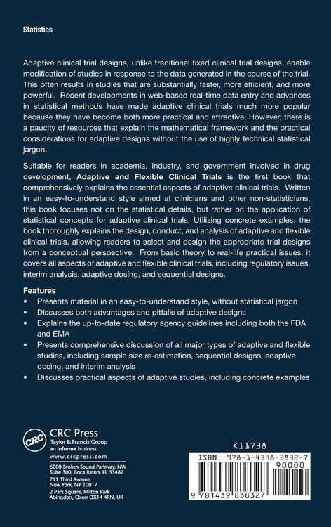Produktbild: Adaptive and Flexible Clinical Trials