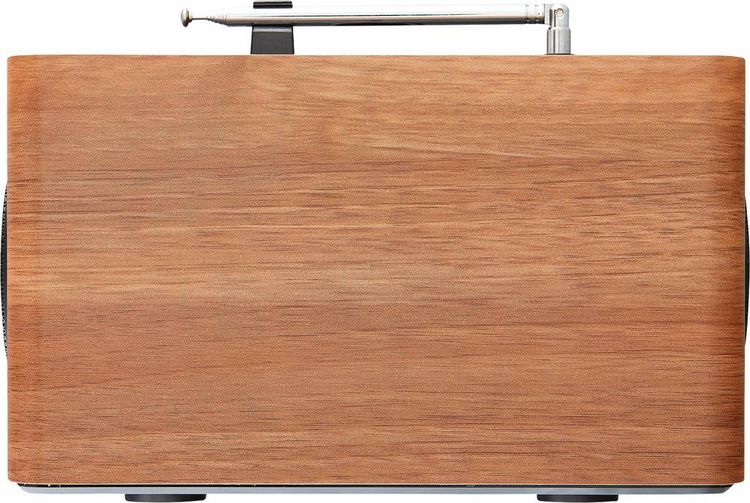 Produktbild: Albrecht DR 865 Tischradio DAB+, UKW AUX Barrierefrei, Inkl. Fernbedienung, Tastensperre, Weckfunktion Holz (dunkel)
