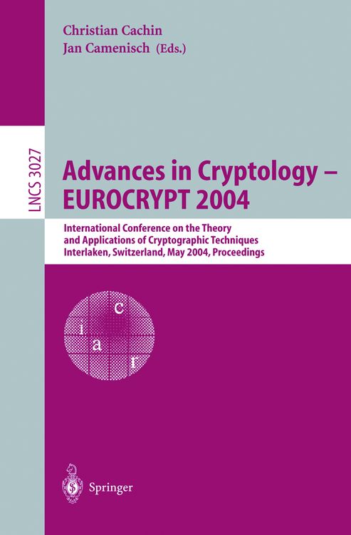 Produktbild: Advances in Cryptology &ndash; EUROCRYPT 2004