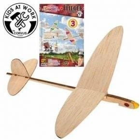 Produktbild: Corvus A600662 - Kids at work: Flieger aus Balsaholz mit Gummischleuder Typ 3