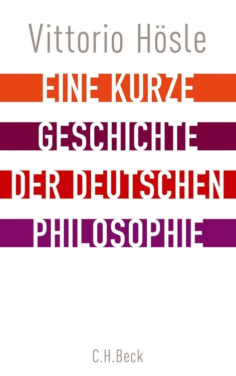 Produktbild: Eine kurze Geschichte der deutschen Philosophie