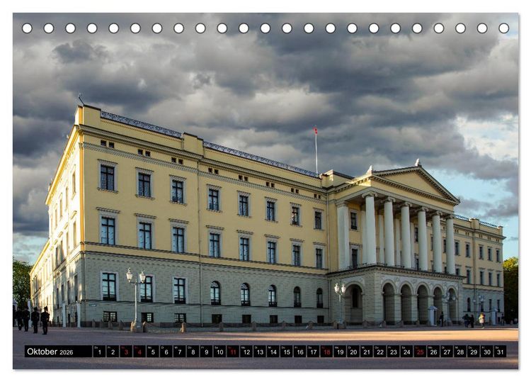 Produktbild: Oslo Impressionen (Tischkalender 2026 DIN A5 quer), CALVENDO Monatskalender