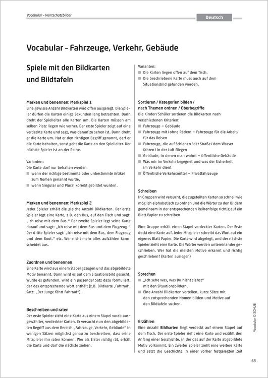 Produktbild: Vocabular