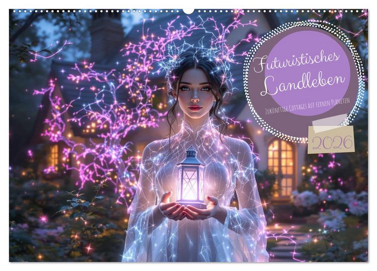 Produktbild: Futuristisches Landleben (Wandkalender 2026 DIN A2 quer), CALVENDO Monatskalender